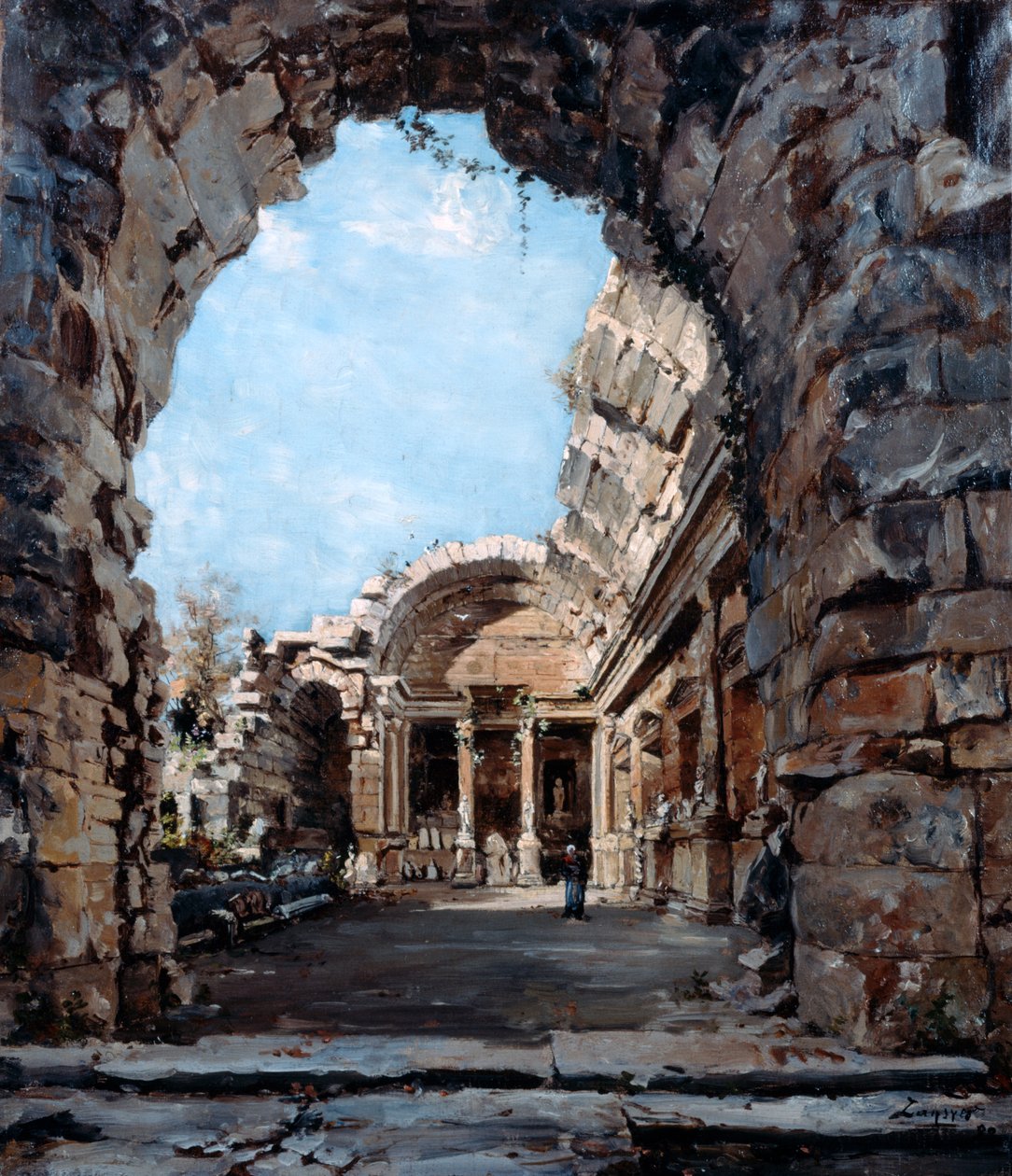 Dianatemplet, 1890. av Emmanuel Lansyer