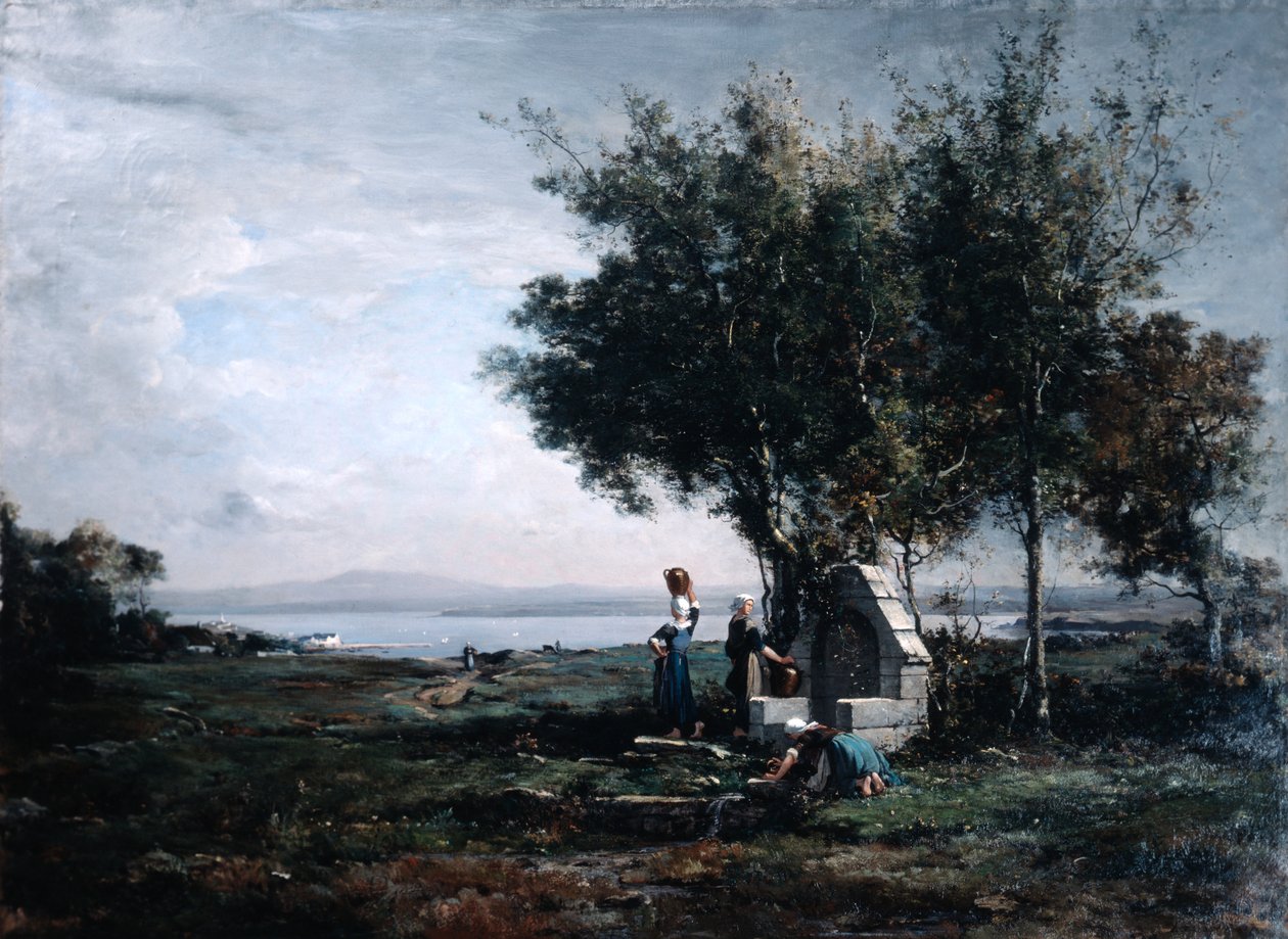 Kvinnor vid fontänen, 1867 av Emmanuel Lansyer