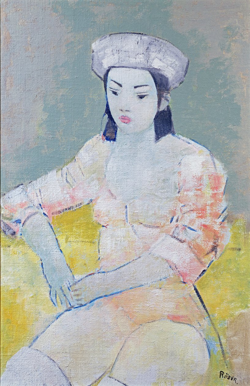 Dancer, 2004 (olja på duk) av Endre Roder