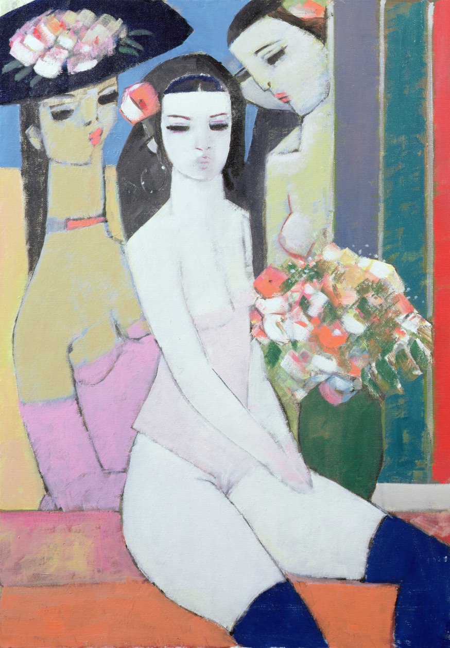 Josephine, 2008 (olja på dukskiva) av Endre Roder