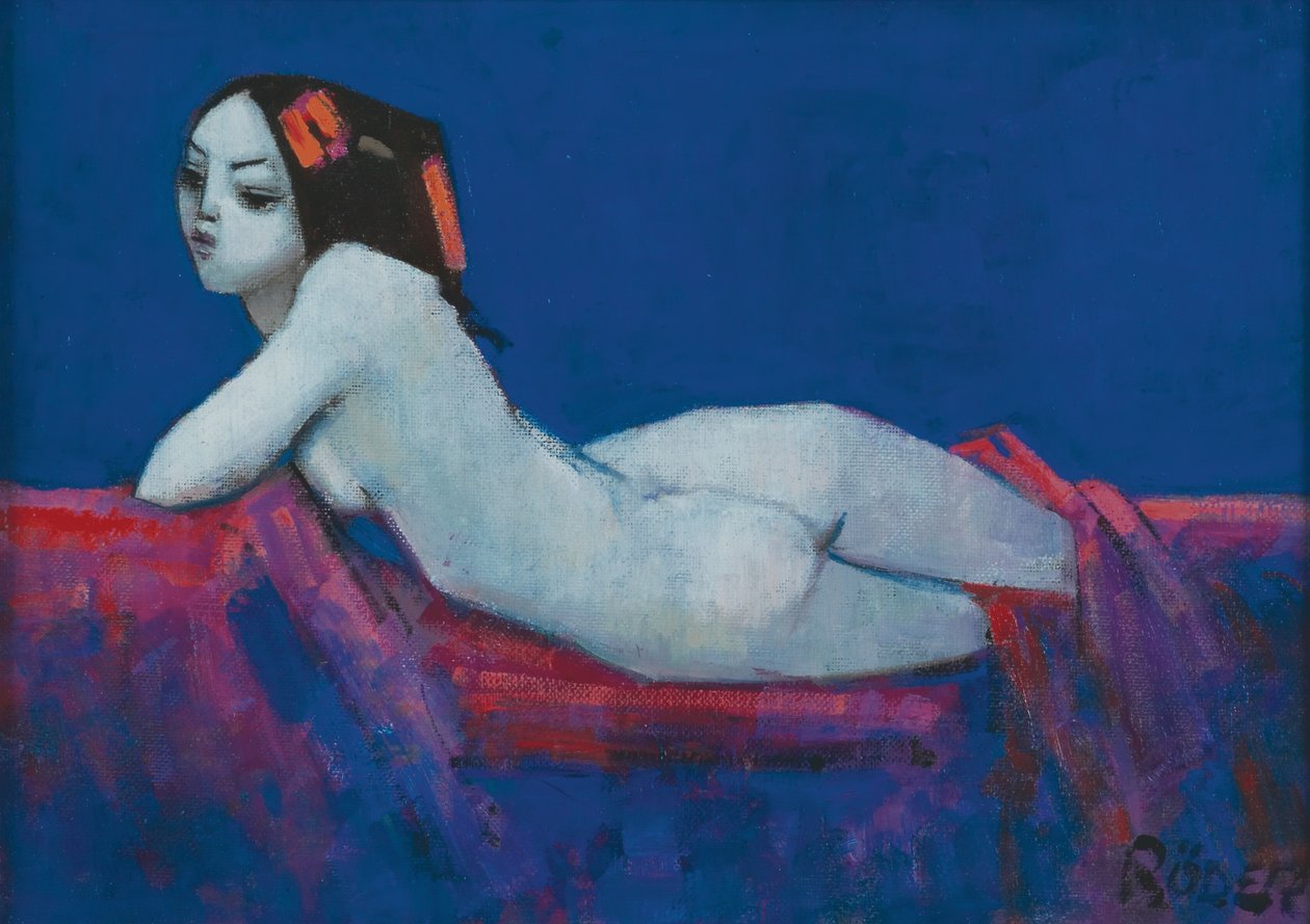 Vicky (olja ombord) av Endre Roder