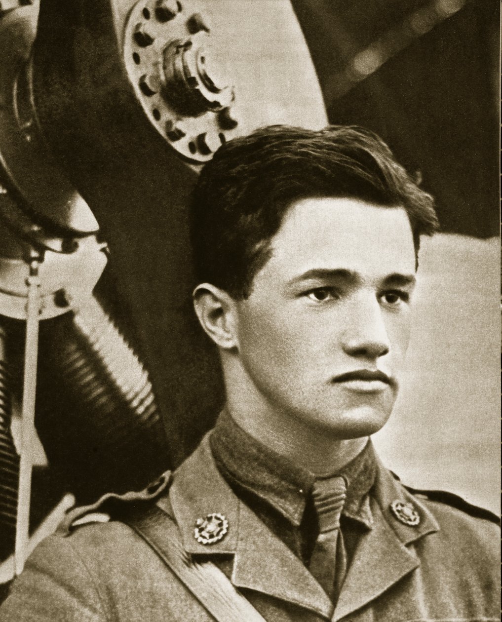 Pojke som blev en kampstjärna (fotogravyr) av English Photographer