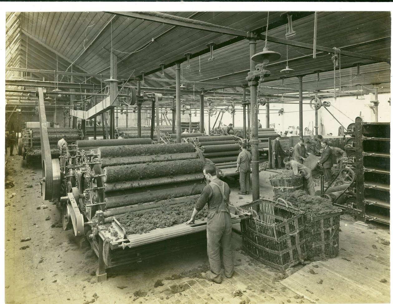 Kardrum, Long Meadow mill, 1923 av English Photographer