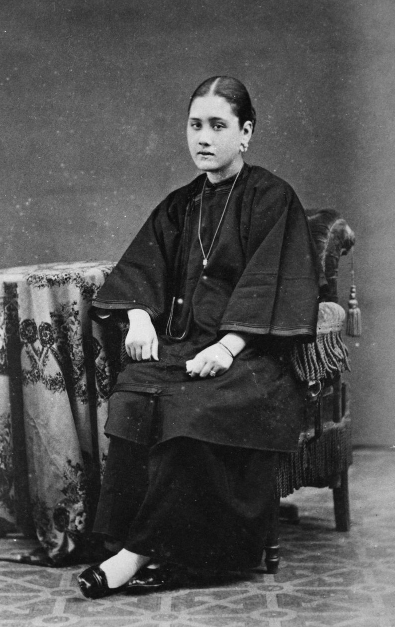 Blandras flicka, 1878 av English Photographer