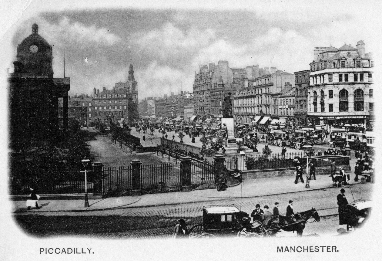 Piccadilly, Manchester av English Photographer