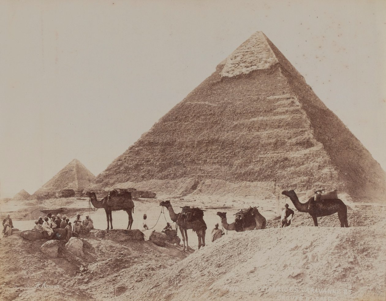 Pyramid, Egypten, 1893 av English Photographer