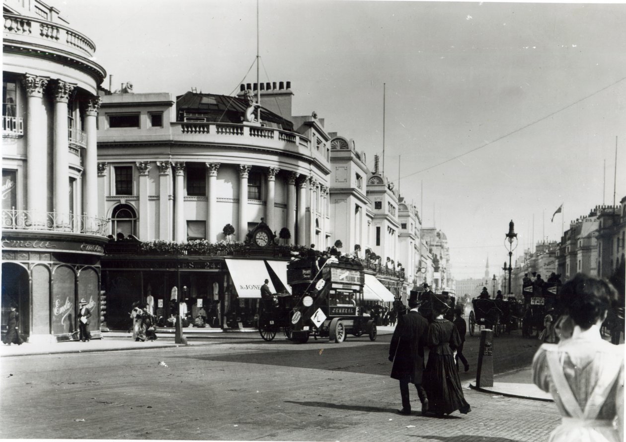 Regent Street, London, omkring 1900 av English Photographer