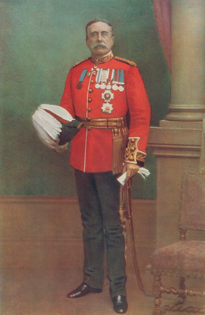 Den framlidne generalen Sir W. S. A. Lockhart. Överbefälhavare i Indien av English Photographer