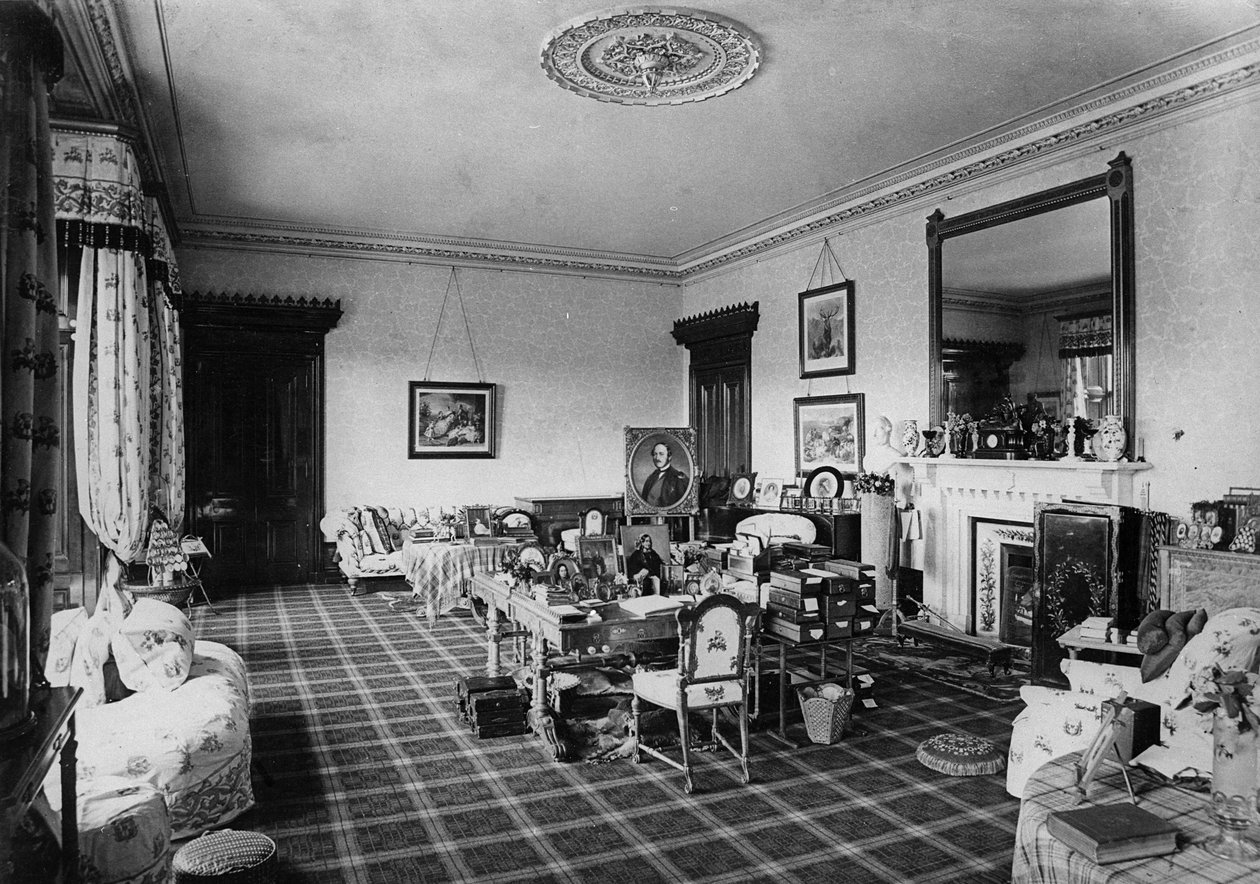 Drottningens vardagsrum, Balmoral Castle av English Photographer