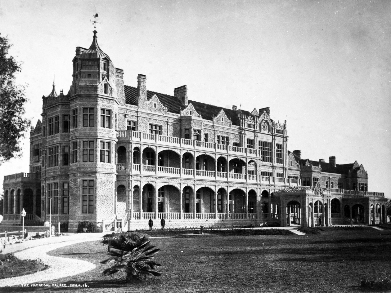 Viceregalpalatset, Simla, ca 1890 av English Photographer