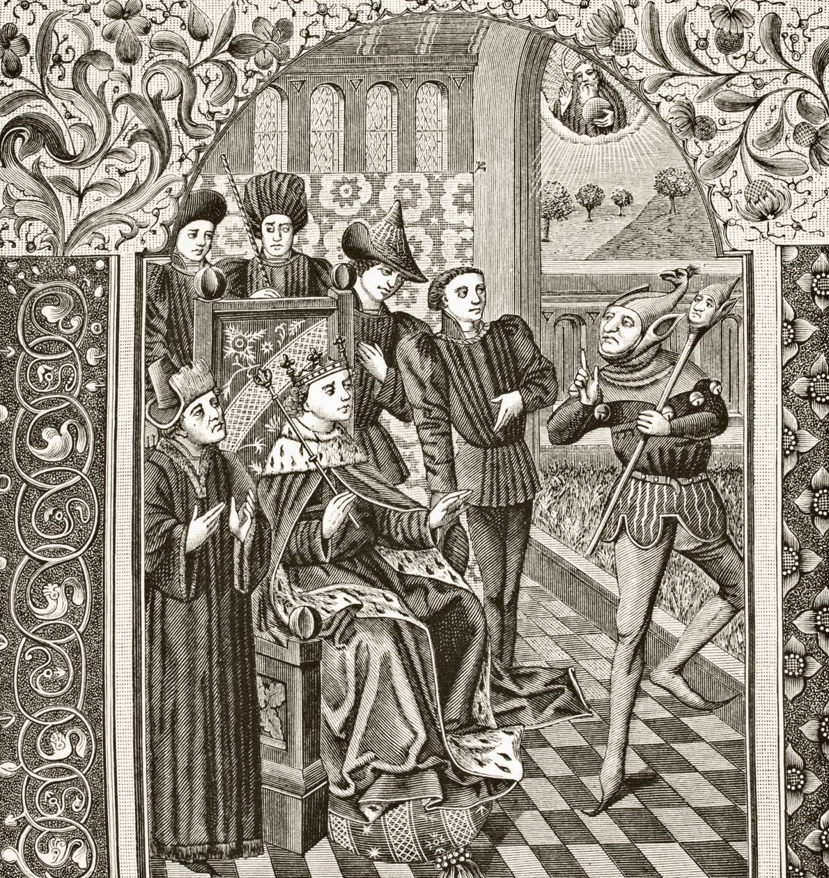 En hovnarr, 1878 av English School