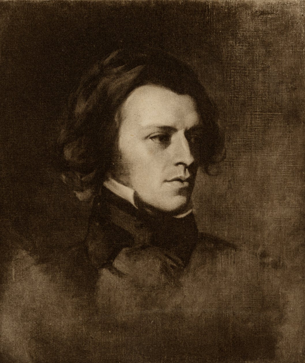 Alfred Lord Tennyson (1809-92) av English School