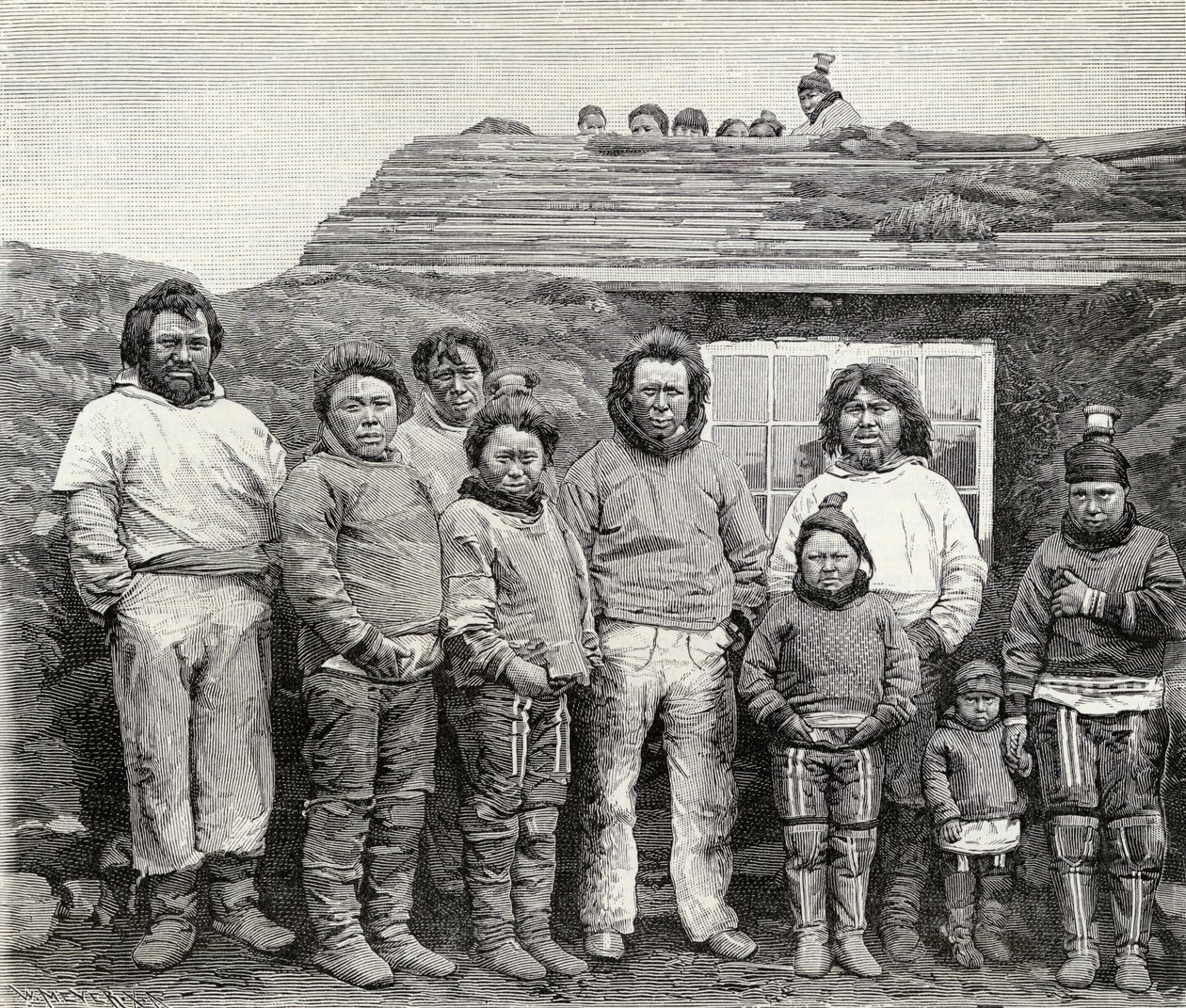 Familia ya Eskimo, kutoka 