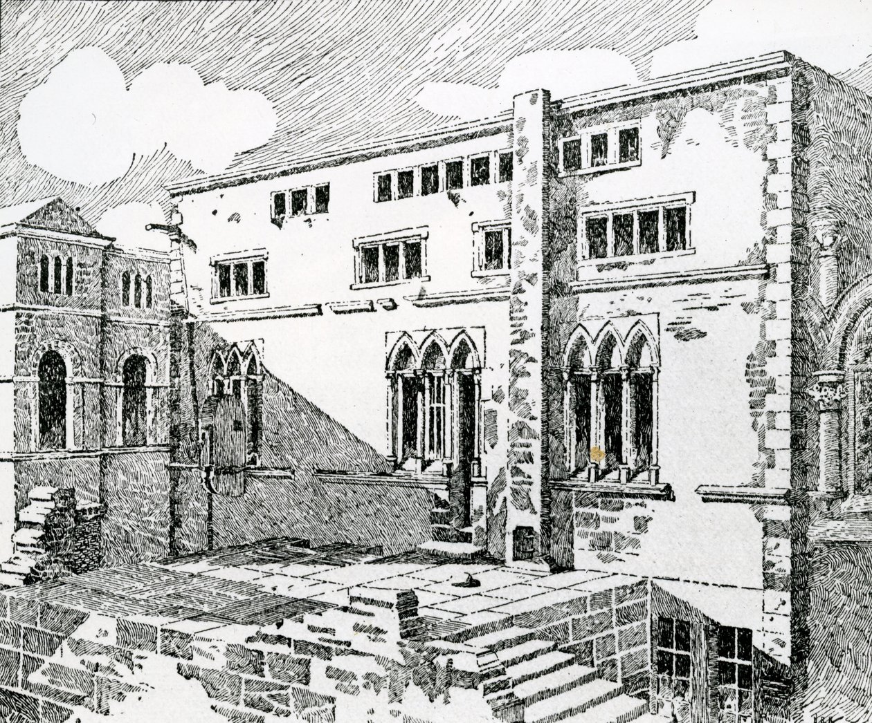 Gamle synagoge i Metz swed av English School