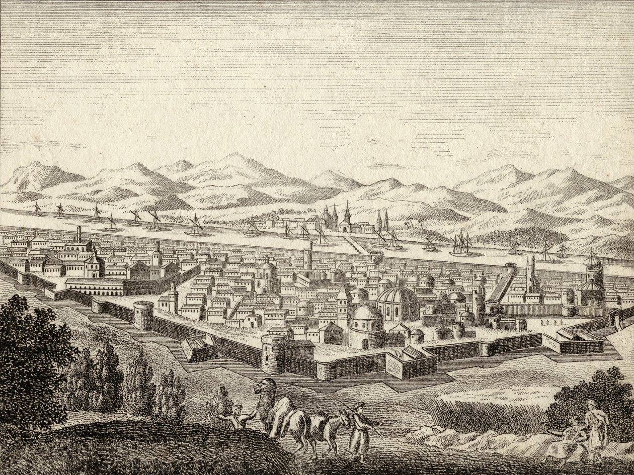 Bagdad, Irak, på 1700-talet av English School