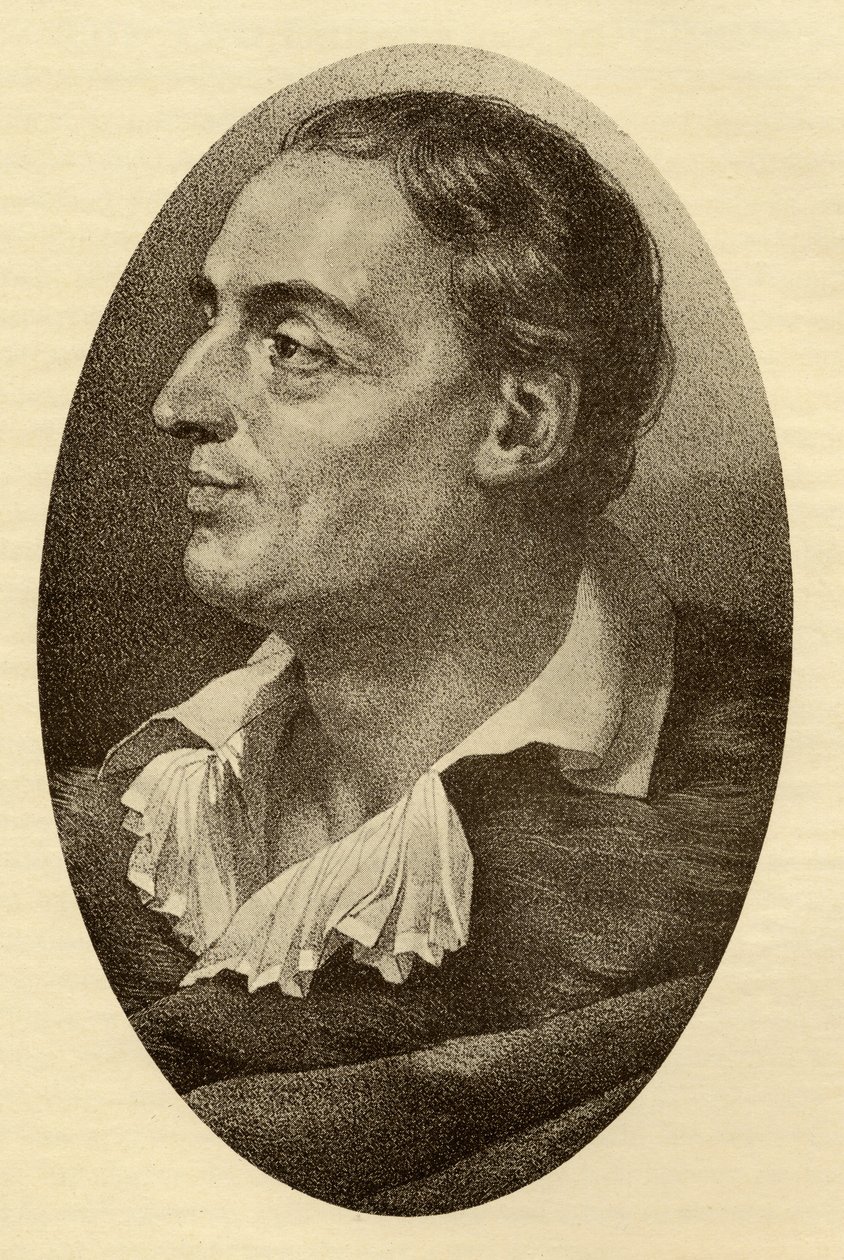 Denis Diderot (1713-84) av English School