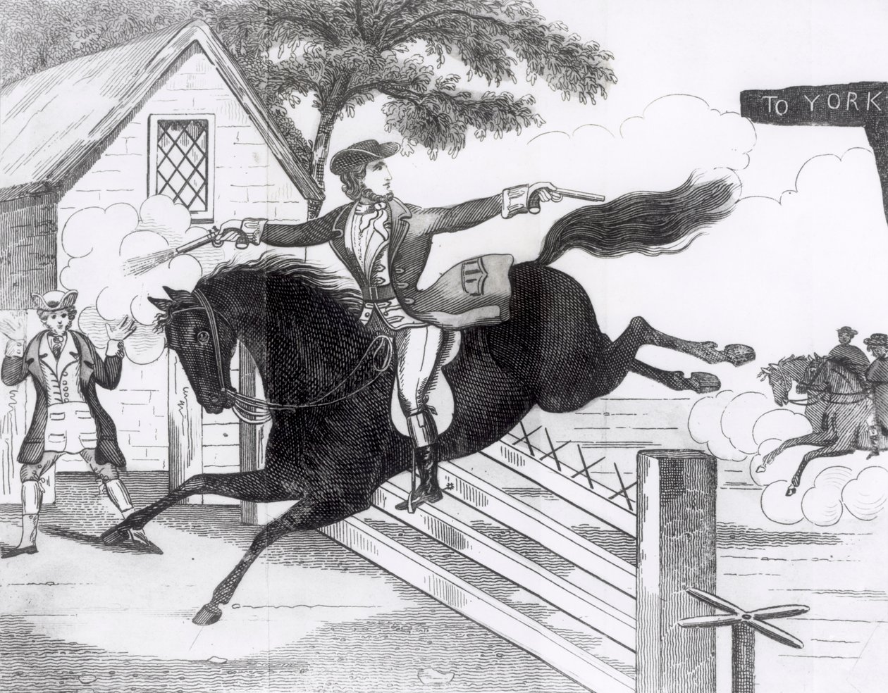 Dick Turpin (1705-39) av English School