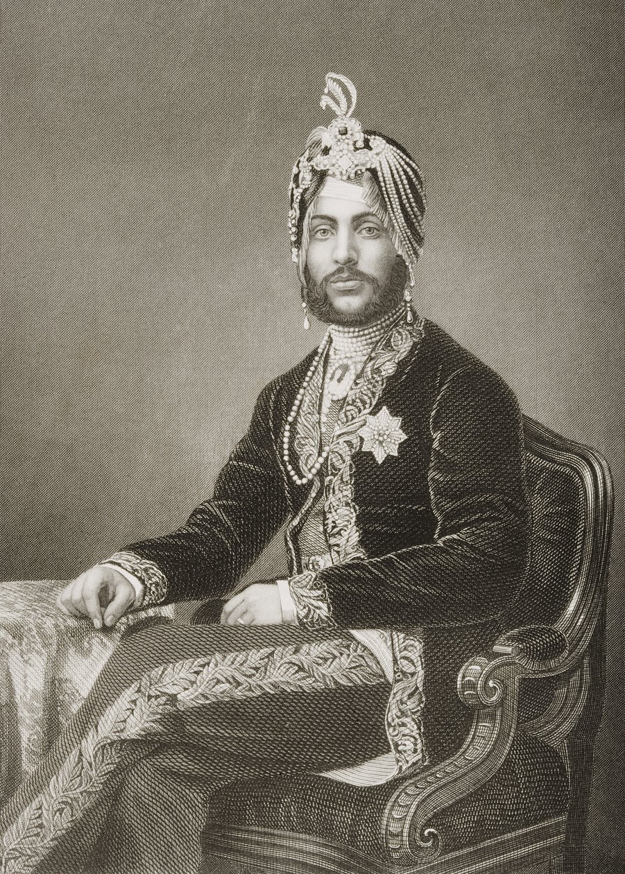 Duleep Singh (1838-93) av English School