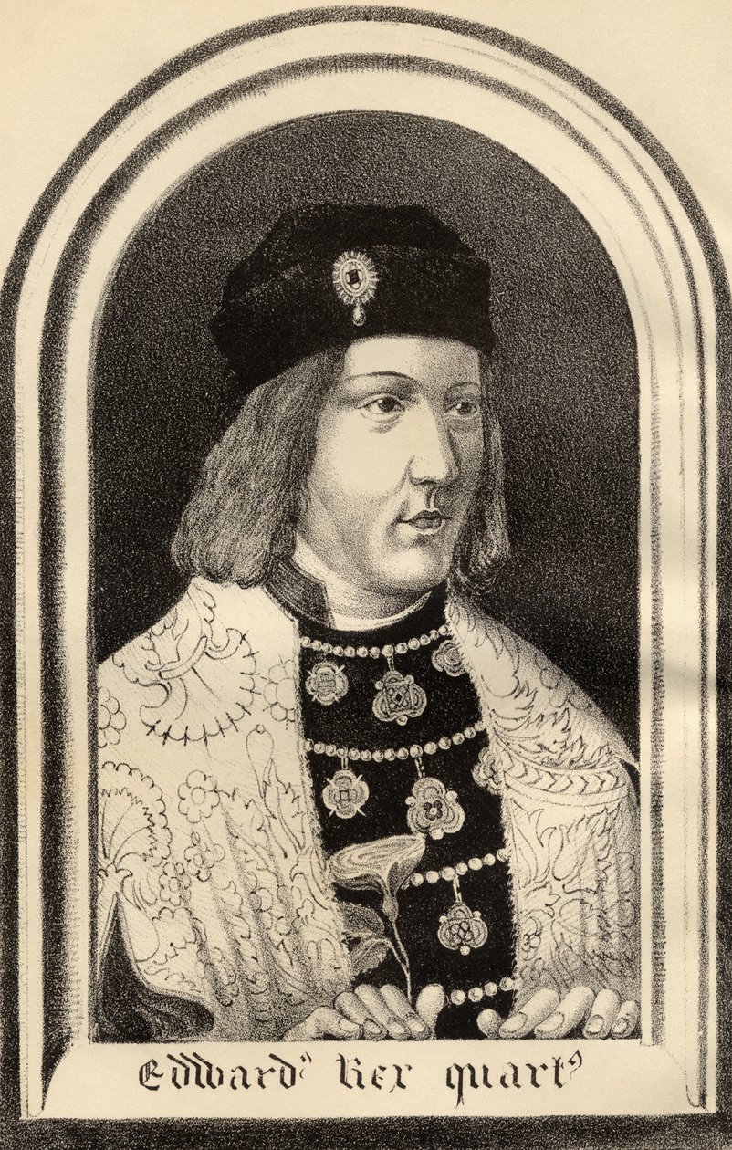 Edvard IV (1442-83) av English School