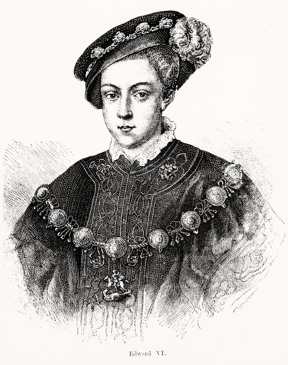 Edward V (1537-53) av English School