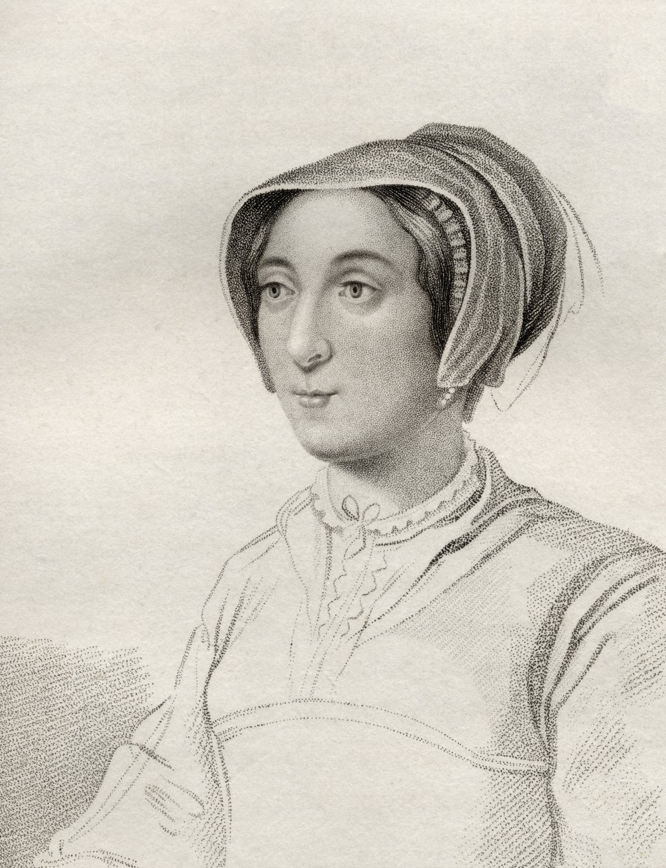 Elizabeth Cooke, graverad av Rivers, illustration från 