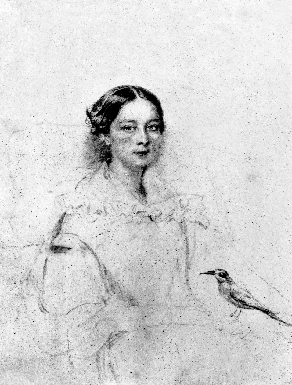 Emily Shore, efter ett porträtt av c.1838 av English School