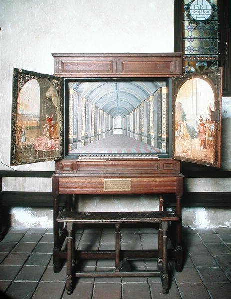 Engelsk kammarorgel, 1630 av English School