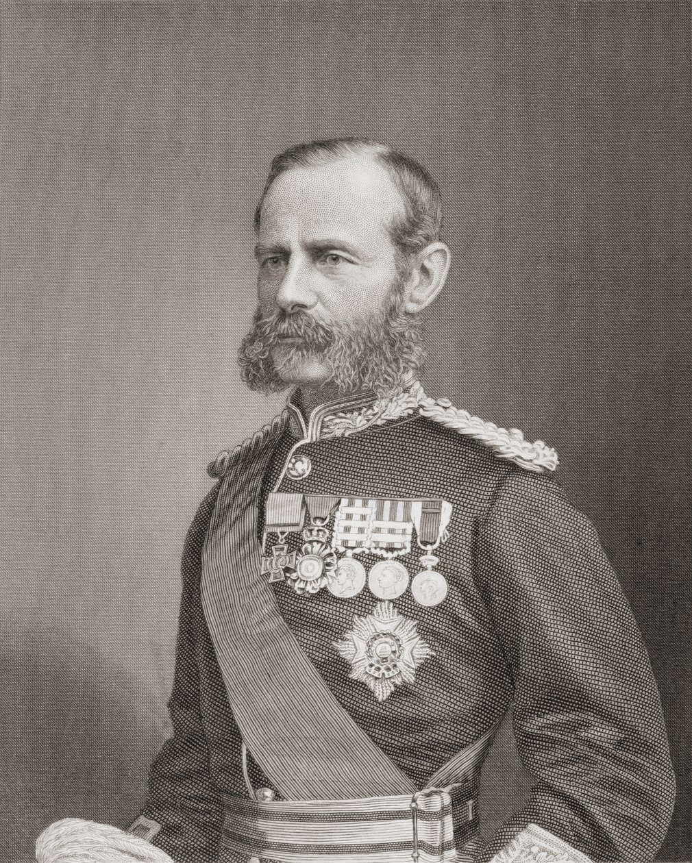 Fältmarskalk Frederick Sleigh Roberts, 1:e Earl Roberts, 1883 av English School