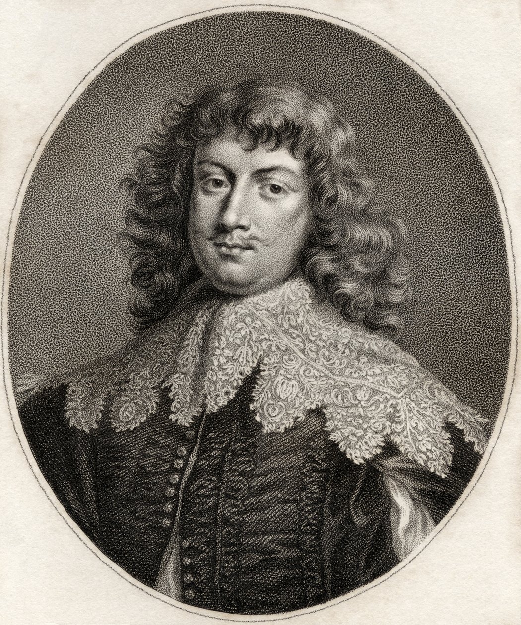George Digby, gravyr Bocquet, illustration från 