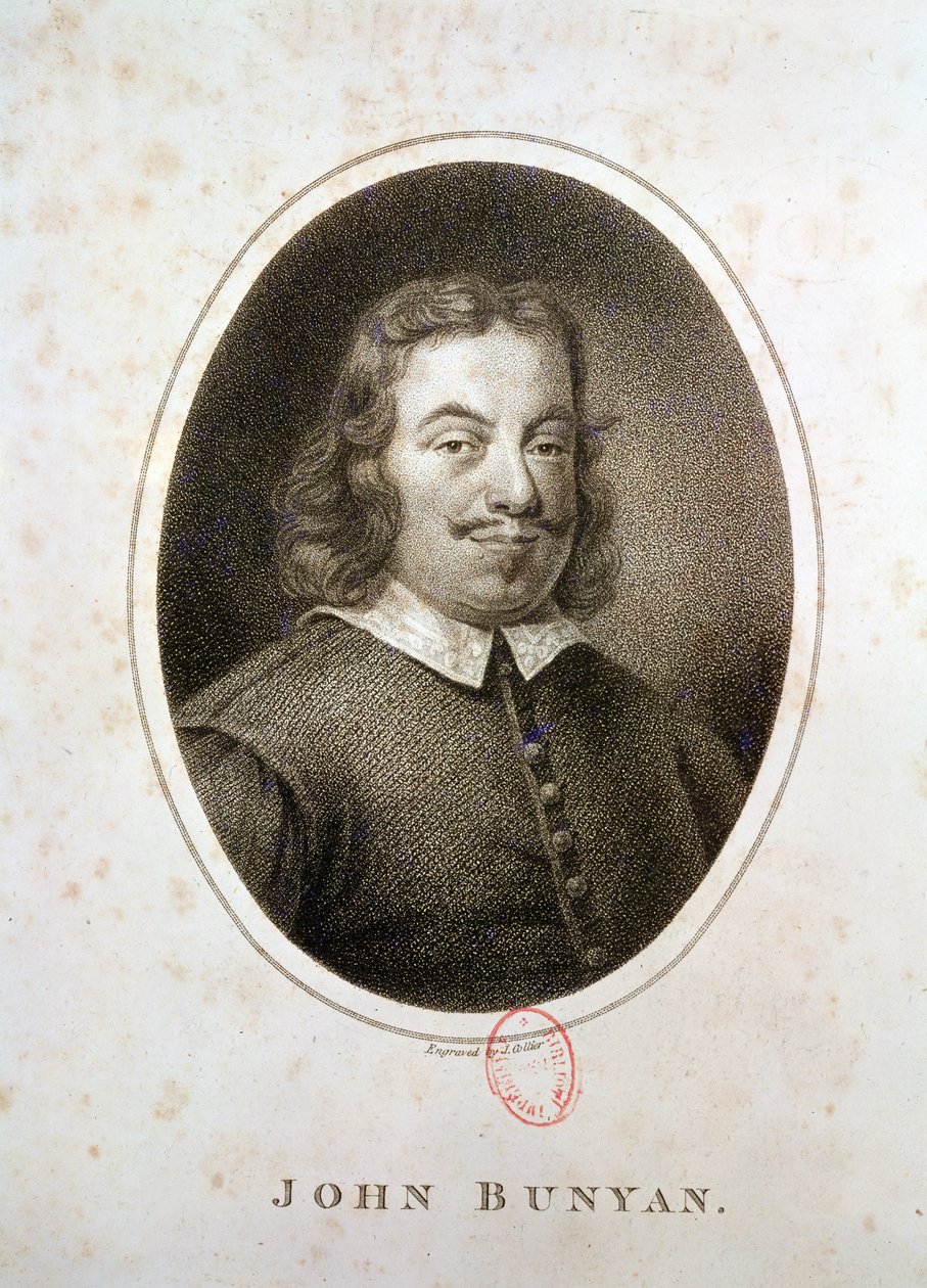 John Bunyan (1628-88) graverad av John Collier av English School