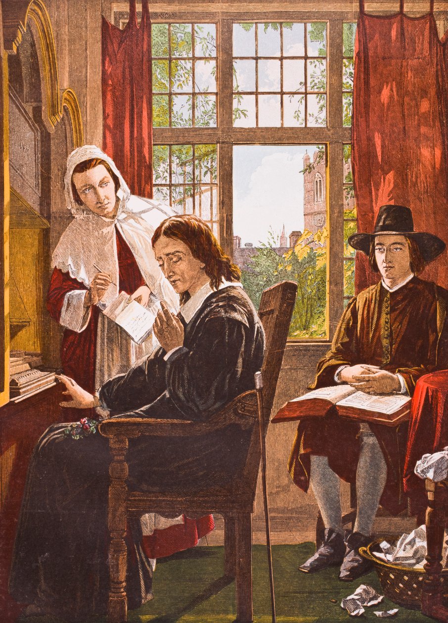 John Milton dikterar 