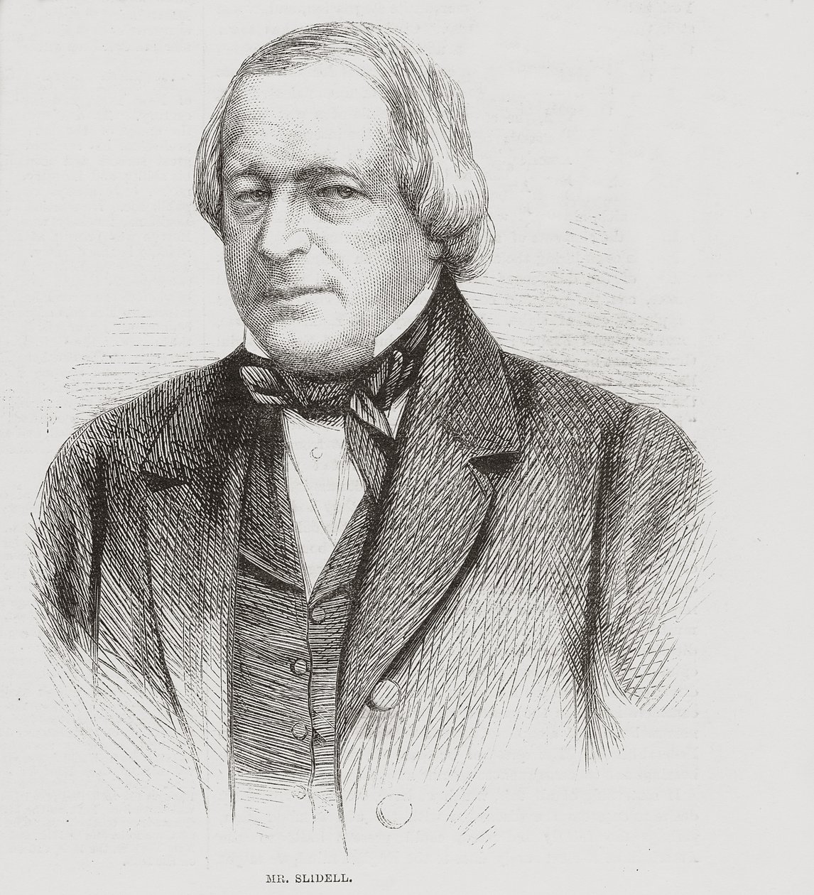 John Slidell, 1861 sverige av English School