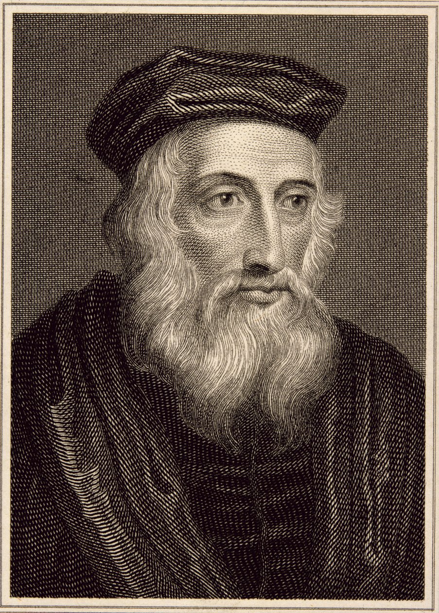 John Wycliffe (ca. 1330-84) swed av English School