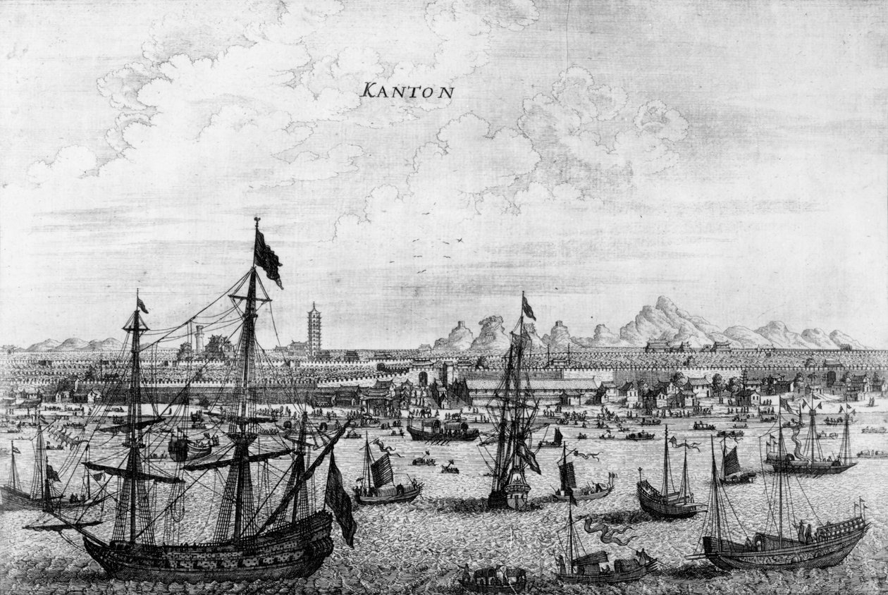 Kanton, Saina, 1669 swed av English School