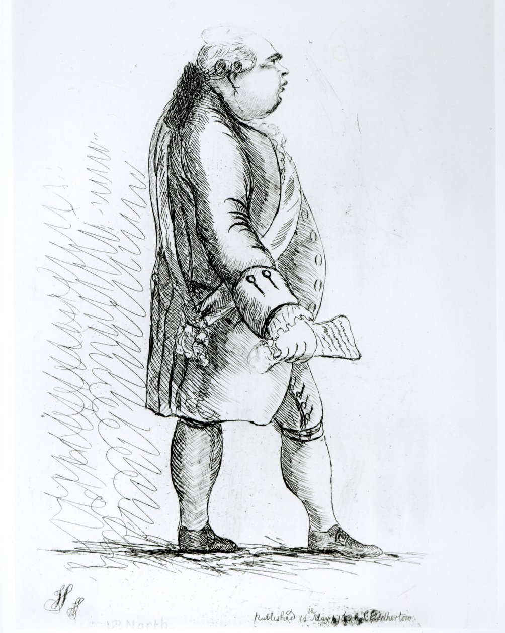Lord North (1732-92) av English School