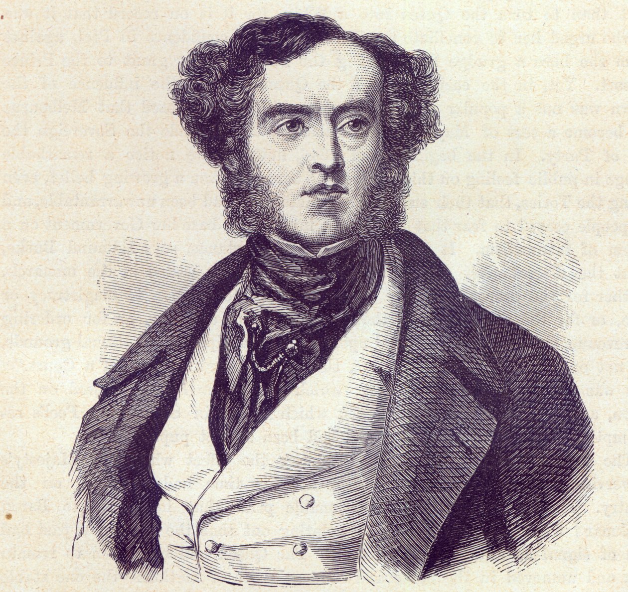 Lord William George Cavendish Bentinck av English School