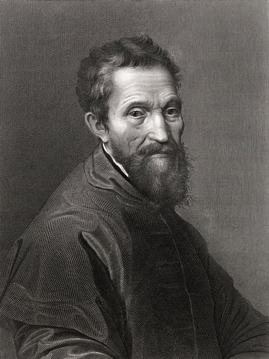 Michelangelo Buonarroti (1475-1564) av English School