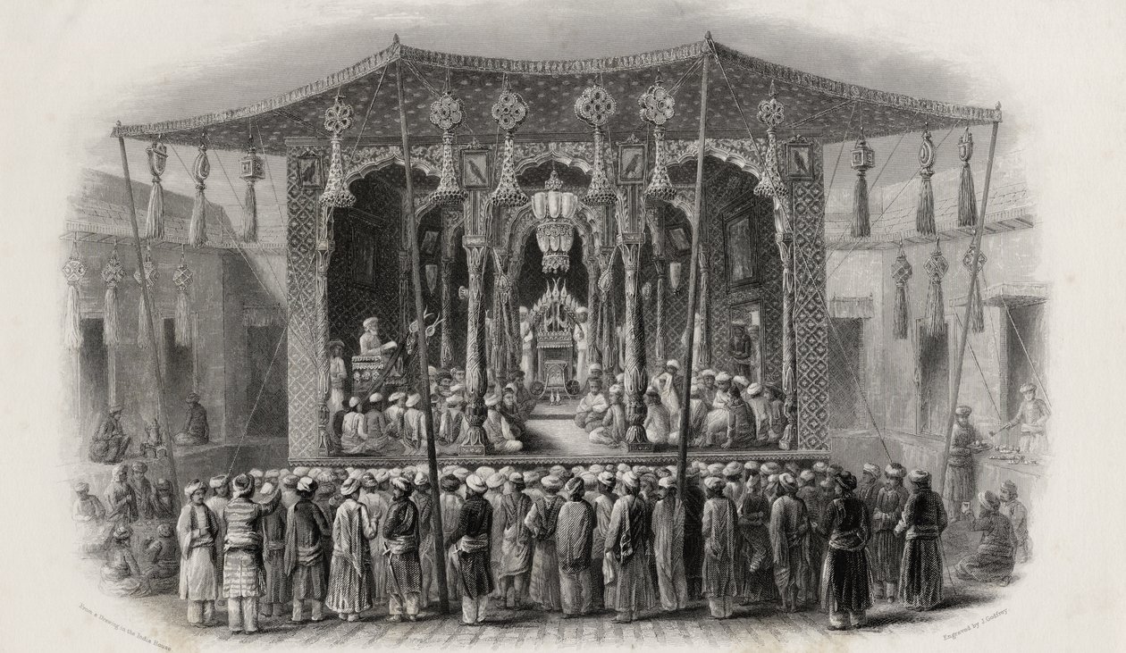 Faamanatuga a Mohammedan o le Mohurrum, na vaneina e J. Godfrey swed av English School