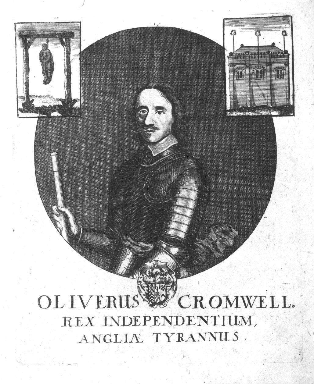 Oliver Cromwell, kung av självständighet, tyrann av England av English School