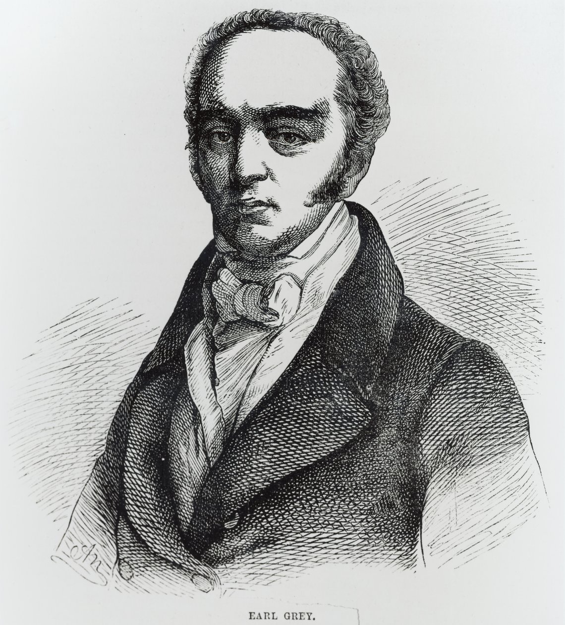 Porträtt av Earl Grey (1764-1845) av English School