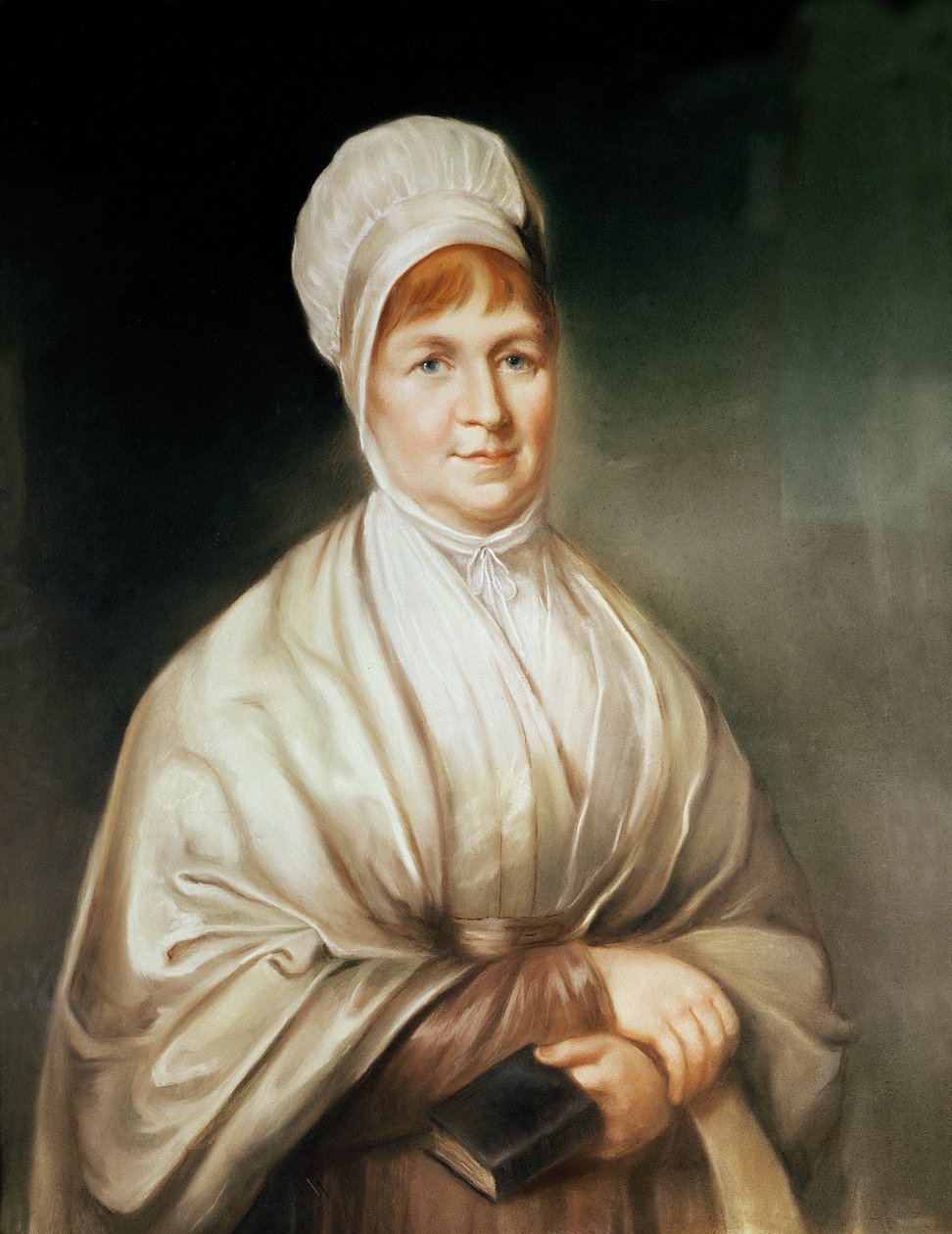 Porträtt av Elizabeth Fry (1780-1845) av English School
