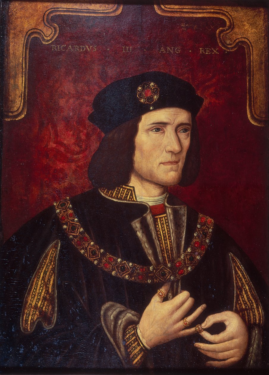 Porträtt av kung Richard III av English School