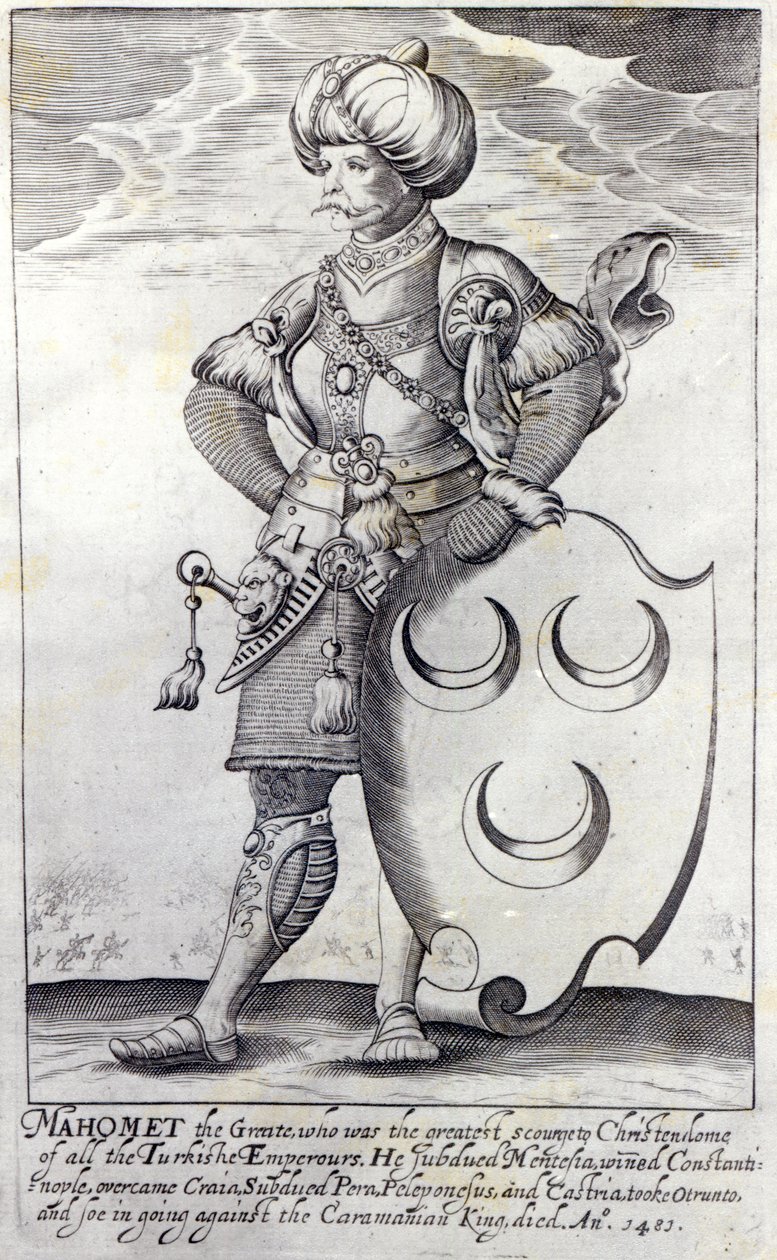 Porträtt av Mehmed II av English School