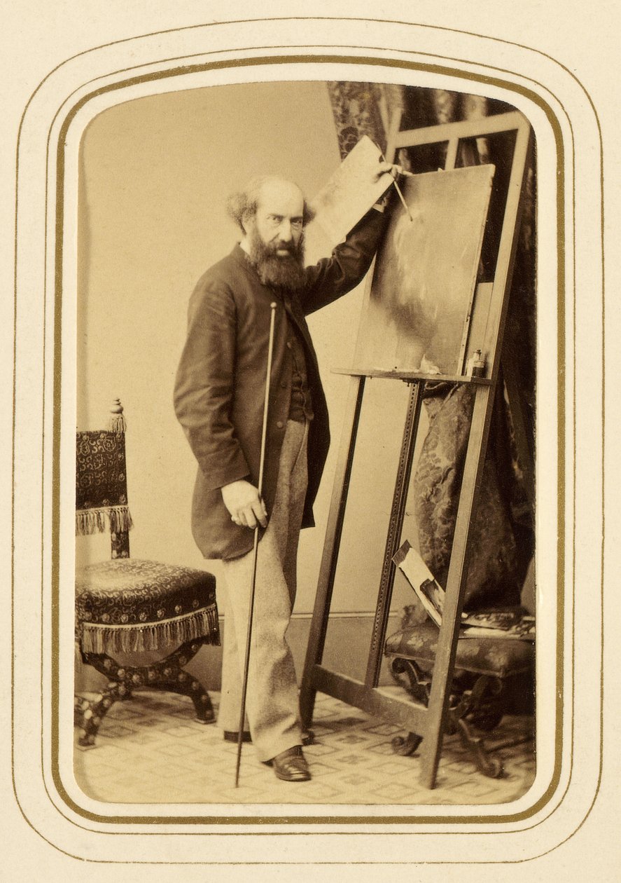Porträtt av Solomon Alexander Hart (1806-81) av English School