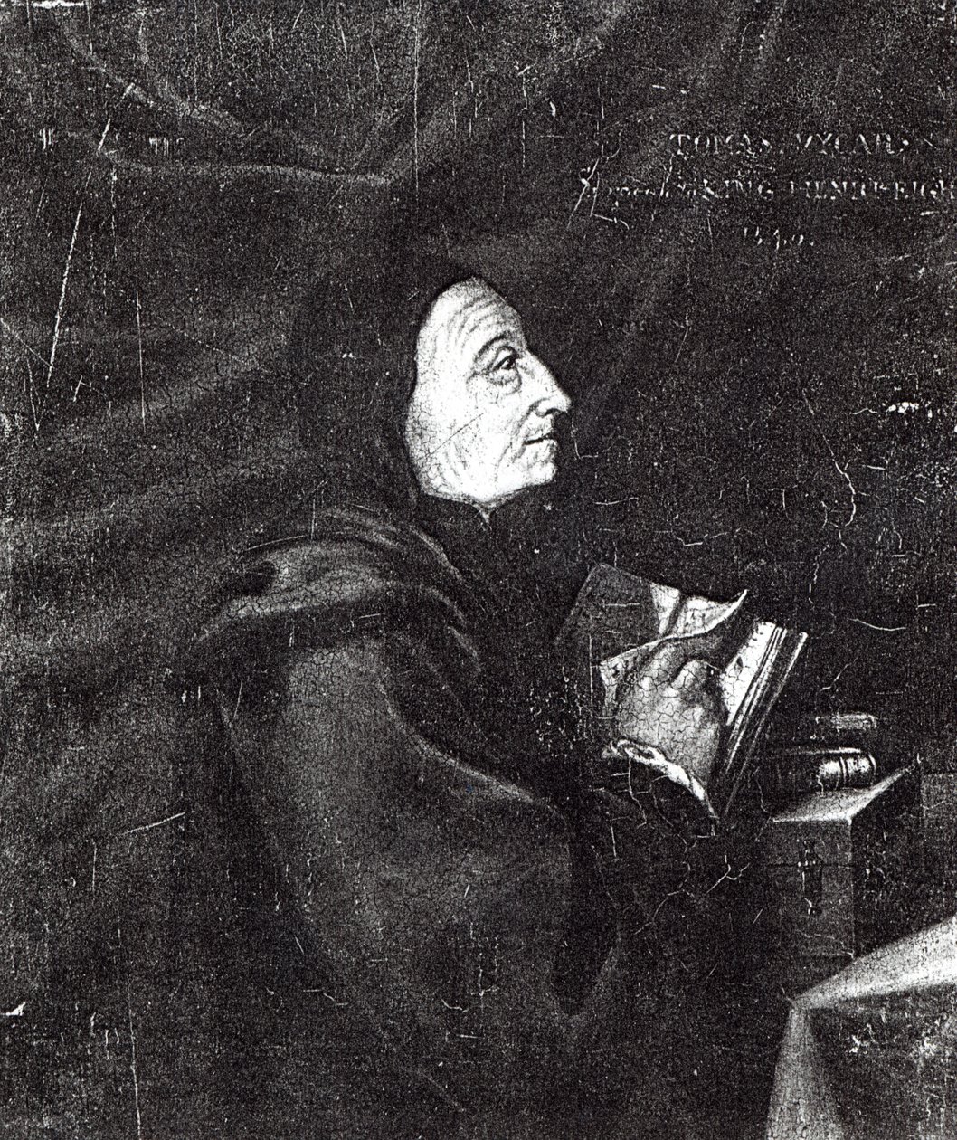 Porträtt av Thomas Vicary (d.1561) av English School