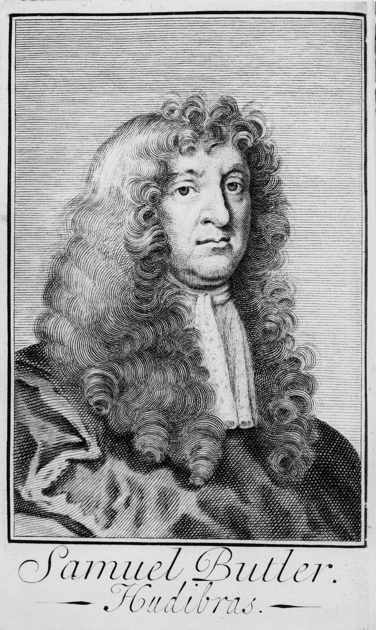 Samuel Butler (1612-80) av English School