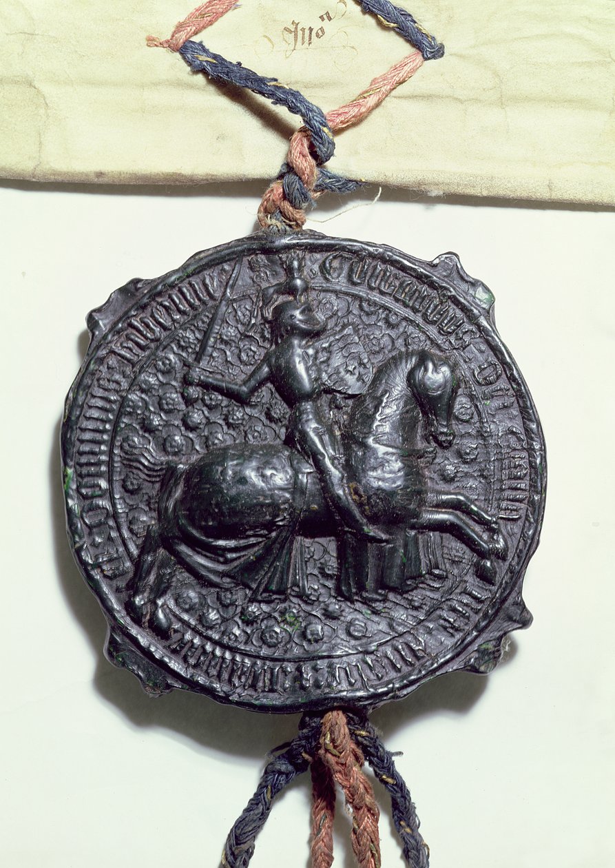 Kung Edward IV:s sigill (1442-83) av English School