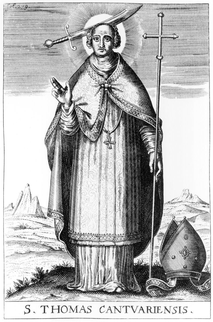 Den helige Thomas Becket av English School