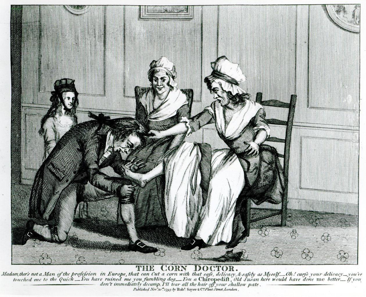 Majsdoktorn, 1793 av English School