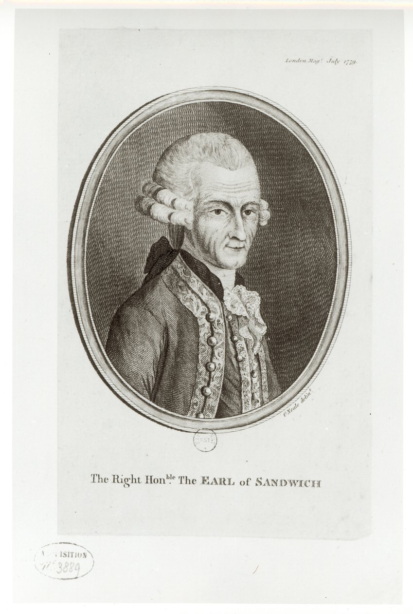 Den fjärde greven av Sandwich (1718-92) av English School